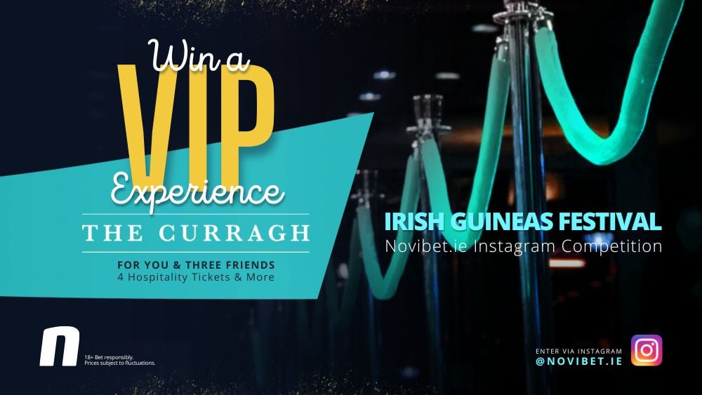 novibet.ie instagram launch competition irish guineas festival hospitality novibet