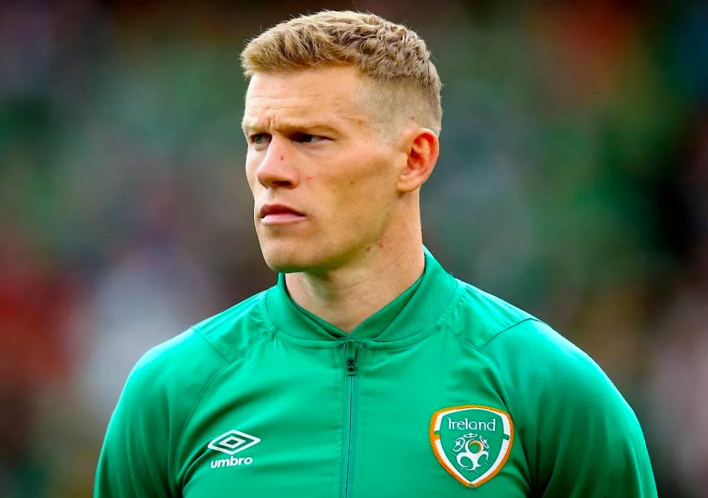 James McClean in the green of Ireland