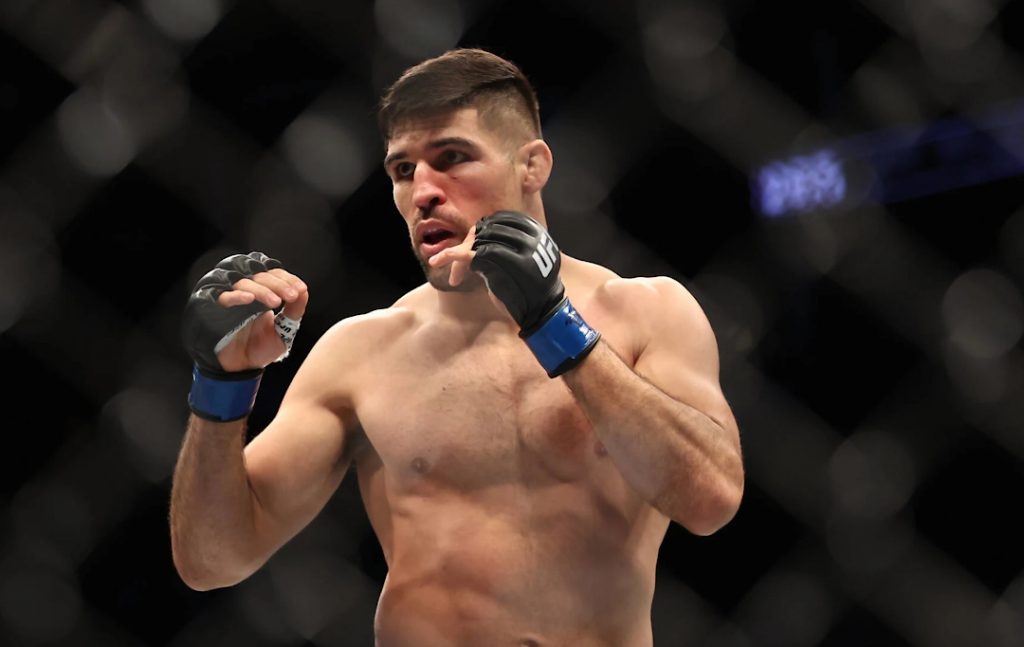 Vicente Luque during a UFC event