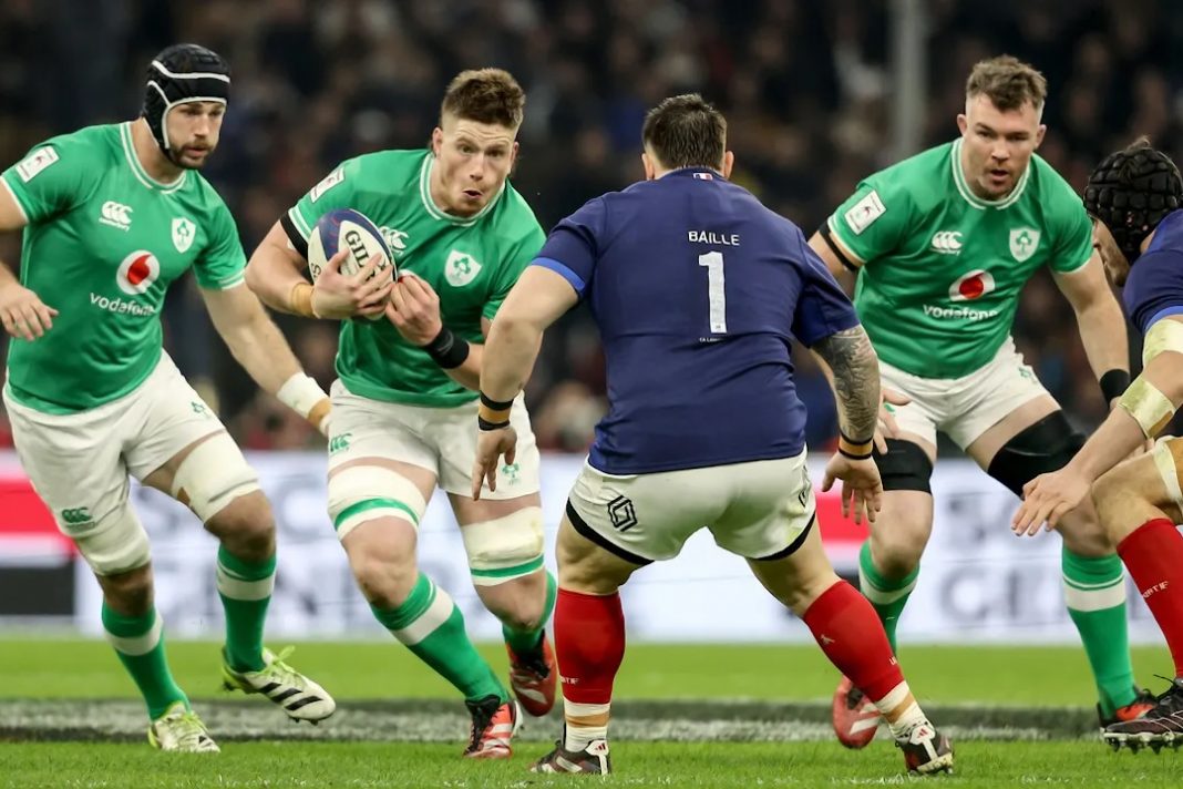 Ireland Rugby in their match against France