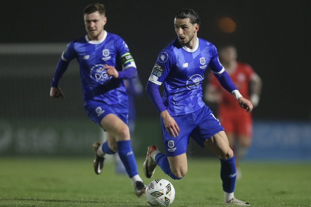 Waterford FC players dribbling with the ball