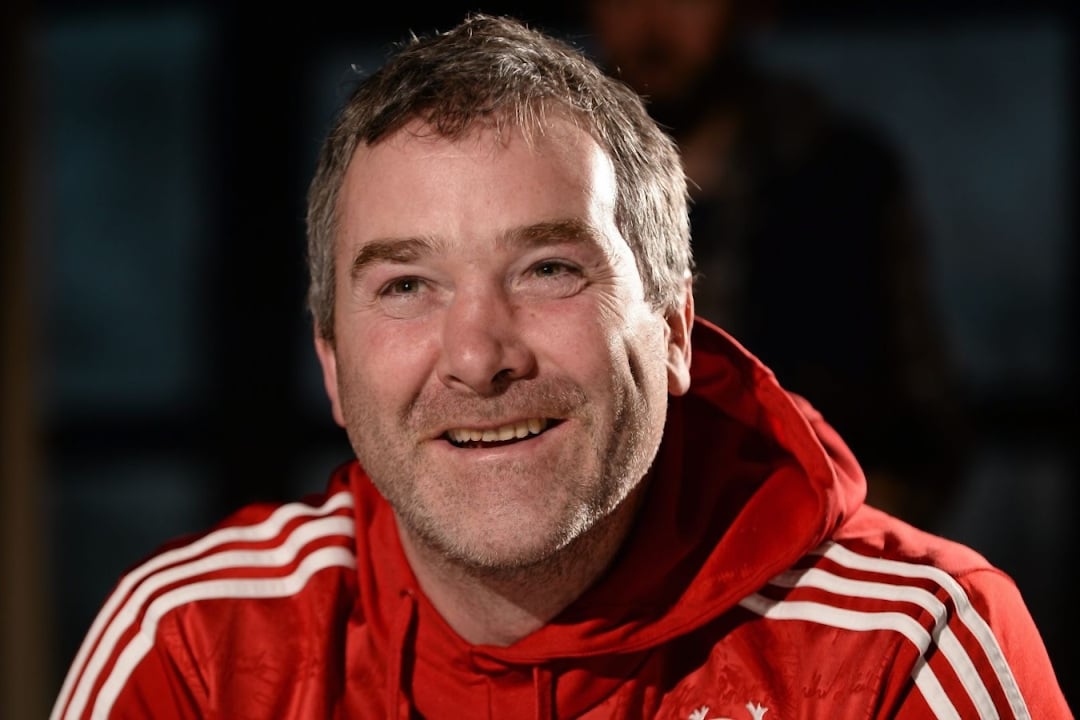 Anthony Foley smiling during an interview