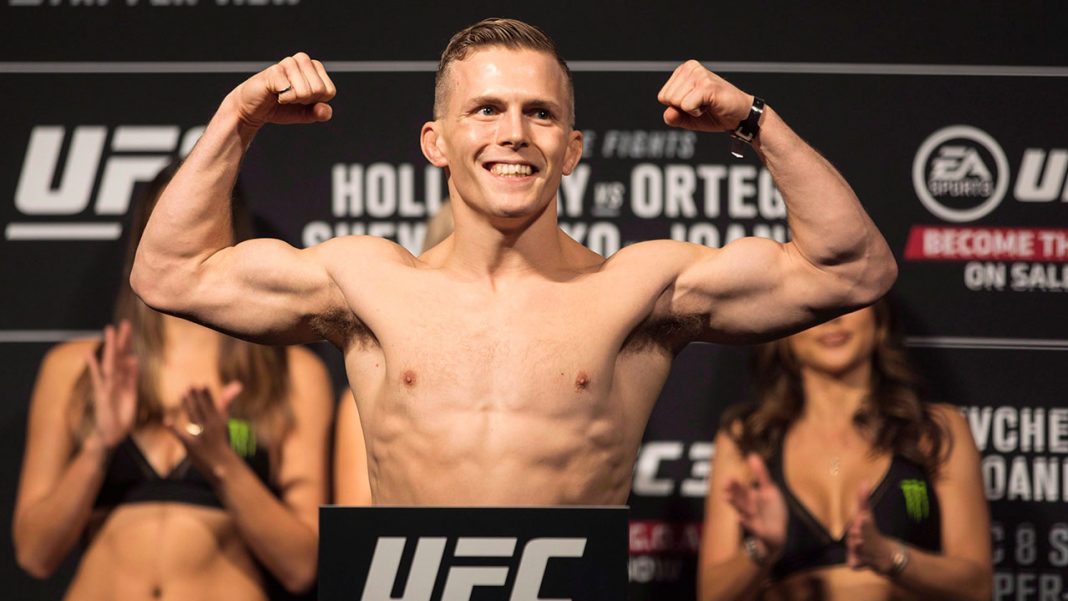 Brad Katona at the UFC weigh ins.