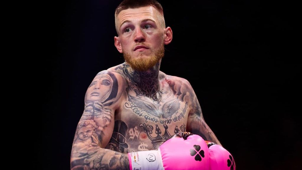 Gary Cully in the ring.