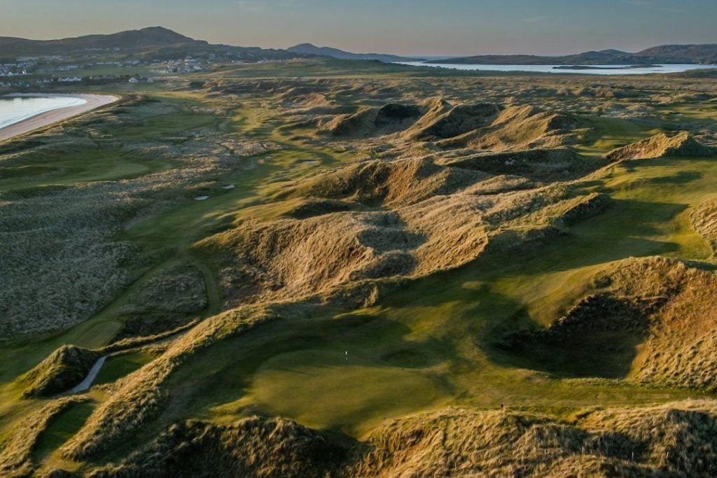 One of the best golf courses in Ireland, St Patrick's Links.