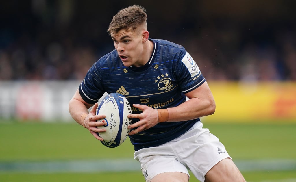 Leinster's Garry Ringrose during the Heineken Champions Cup, Pool A match at The Recreation Ground, Bath.
