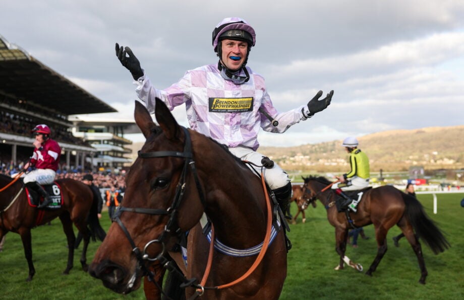 Lorcan Williams after winning the Champion Hurdle 2025