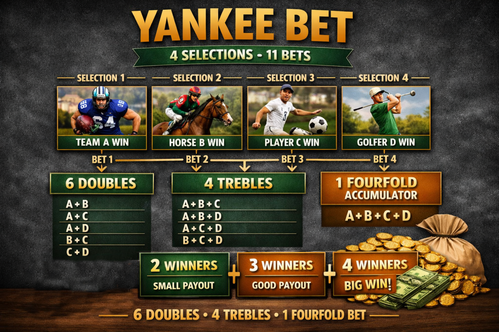 An example of a Yankee bet